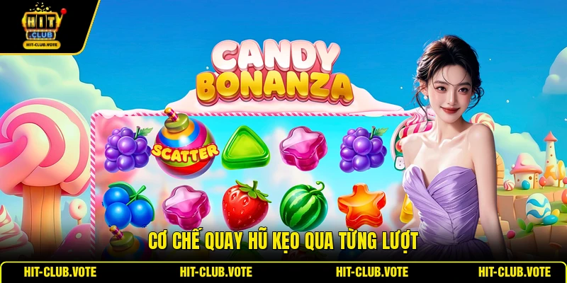 Cơ chế quay hũ kẹo qua từng lượt