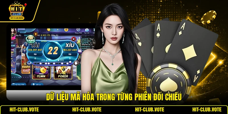 Dữ liệu mã hóa trong từng phiên đối chiếu