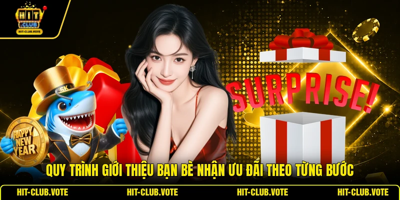 Quy trình giới thiệu bạn bè nhận ưu đãi theo từng bước